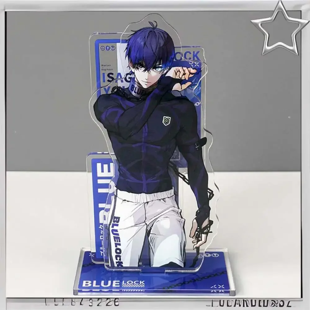 Blue Lock All Character Acrylic Layered Stand, 9.5X5.5X16Cm, 105G, Desktop